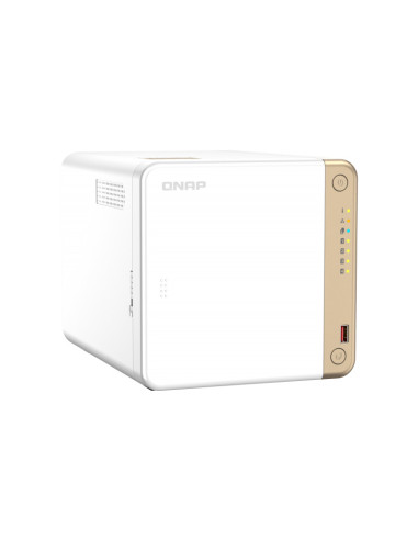NAS QNAP 462 4-Bay, CPU Intel Celeron N5105 N5095 4-core 4-thread Processor, RAM 2GB DDR4 SODIMM (1 x 2GB), max. 16GB (2 DIMMs),