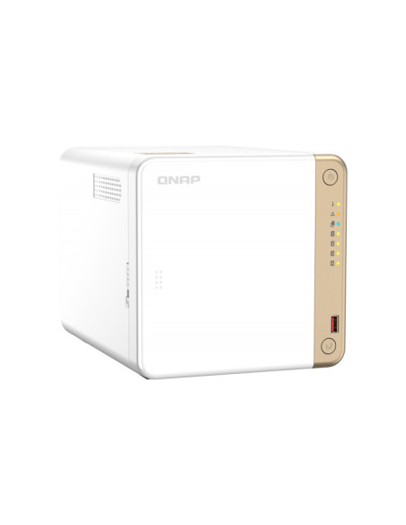 NAS QNAP 462 4-Bay, CPU Intel Celeron N5105 N5095 4-core 4-thread Processor, RAM 2GB DDR4 SODIMM (1 x 2GB), max. 16GB (2 DIMMs),