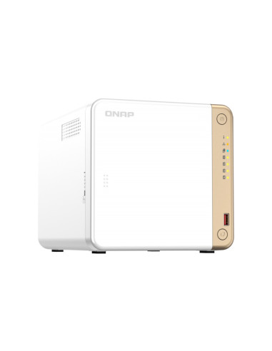 NAS QNAP 462 4-Bay, CPU Intel Celeron N5105 N5095 4-core 4-thread Processor, RAM 2GB DDR4 SODIMM (1 x 2GB), max. 16GB (2 DIMMs),
