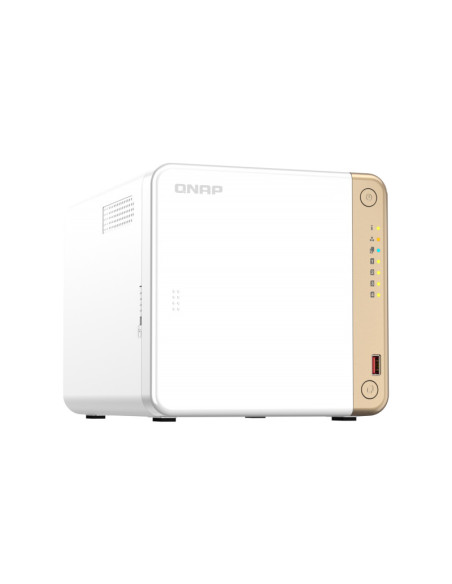NAS QNAP 462 4-Bay, CPU Intel Celeron N5105 N5095 4-core 4-thread Processor, RAM 2GB DDR4 SODIMM (1 x 2GB), max. 16GB (2 DIMMs),