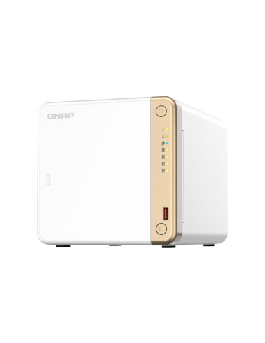 NAS QNAP 462 4-Bay, CPU Intel Celeron N5105 N5095 4-core 4-thread Processor, RAM 2GB DDR4 SODIMM (1 x 2GB), max. 16GB (2 DIMMs),
