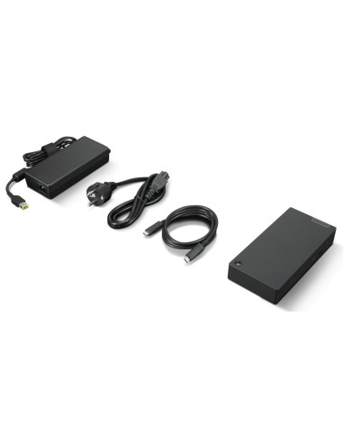 Lenovo USB-C Dock (Windows Only), Video Ports  2 x Display Port,1 x HDMI Port, Output Power  65W with 90W power adapter