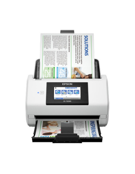 Scanner Epson DS-790WN, dimensiune A4, tip sheetfed, viteza scanare  45ppm alb-negru si color, rezolutie optica 600x600dpi, ADF