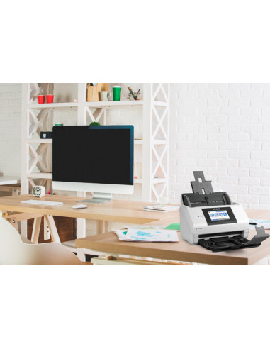 Scanner Epson DS-790WN, dimensiune A4, tip sheetfed, viteza scanare  45ppm alb-negru si color, rezolutie optica 600x600dpi, ADF