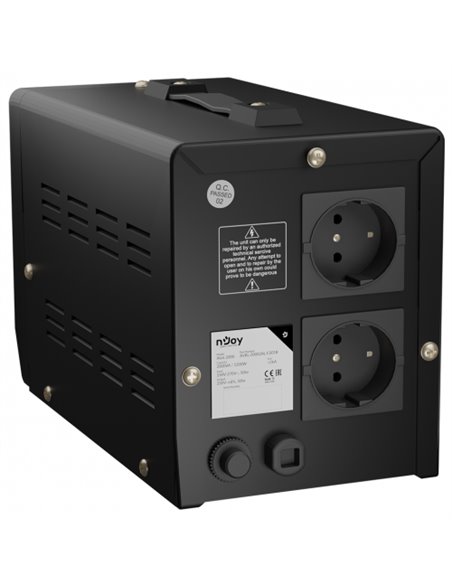 Stabilizator de tensiune nJoy Alvis 2000, 2000VA/1200W, LCD Display