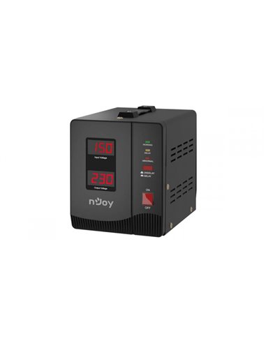 Stabilizator de tensiune nJoy Alvis 2000, 2000VA/1200W, LCD Display