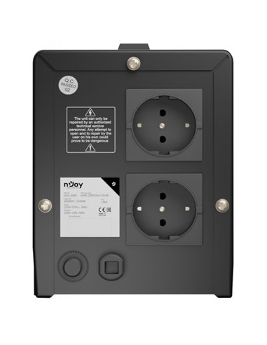 Stabilizator de tensiune nJoy Alvis 2000, 2000VA/1200W, LCD Display