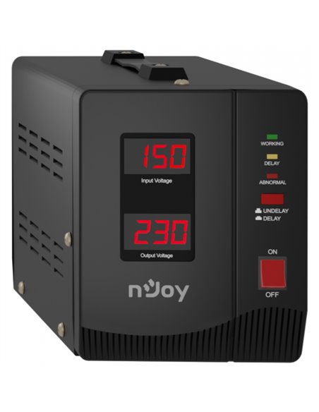 Stabilizator de tensiune nJoy Alvis 2000, 2000VA/1200W, LCD Display