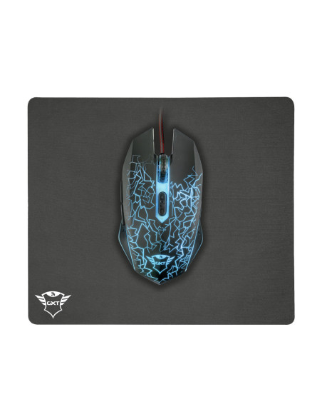 Mouse Trust GXT 783 Izza + mouse pad,