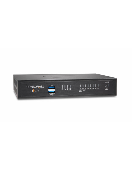 Firewall SonicWall model TZ370 8xGbE 2xUSB 3.0 firewall