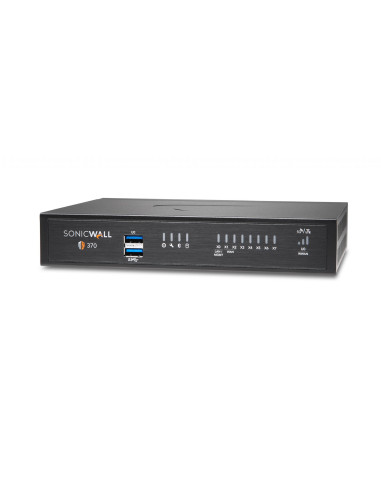 Firewall SonicWall model TZ370 8xGbE 2xUSB 3.0 firewall