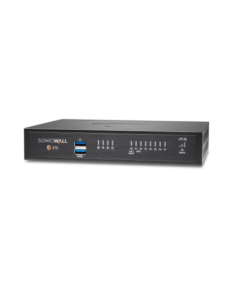 Firewall SonicWall model TZ370 8xGbE 2xUSB 3.0 firewall