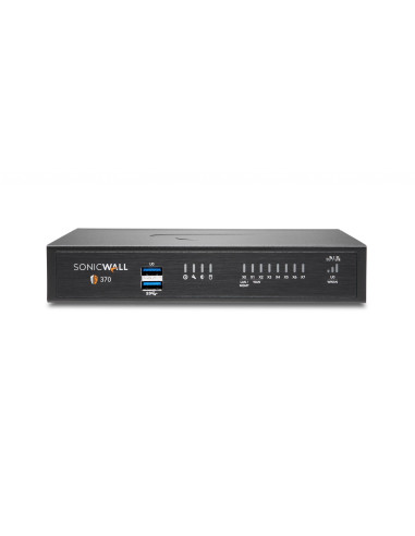 Firewall SonicWall model TZ370 8xGbE 2xUSB 3.0 firewall