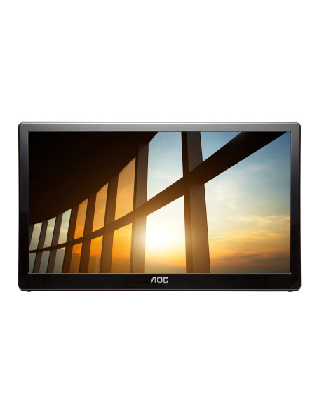 Monitor portabil 15.6" AOC I1659FWUX, FHD 1920*1080, 60 Hz, WLED, IPS, 16 9, 5 ms, 220 cd  mp, 700 1, 160 160, USB, Negru