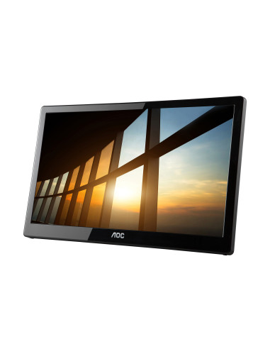 Monitor portabil 15.6" AOC I1659FWUX, FHD 1920*1080, 60 Hz, WLED, IPS, 16 9, 5 ms, 220 cd  mp, 700 1, 160 160, USB, Negru