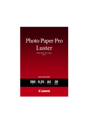 CANON Hartie foto Luster, A4, 20,6211B006AA