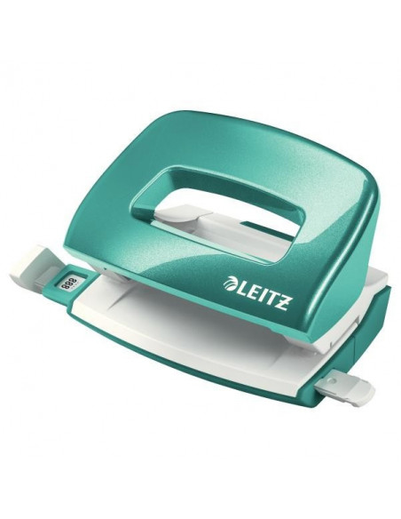 Perforator 10 Coli Model Mini 5060 Leitz Turquoise Metalizat Perforator 10 Coli Model Mini 5060 Leitz Turquoise Metalizat