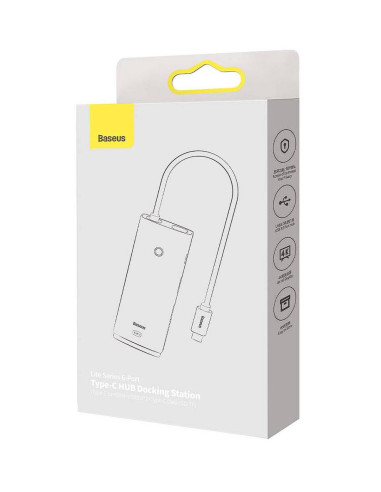 DOCKING Station Baseus Lite, conectare PC USB Type-C, USB 3.0 x