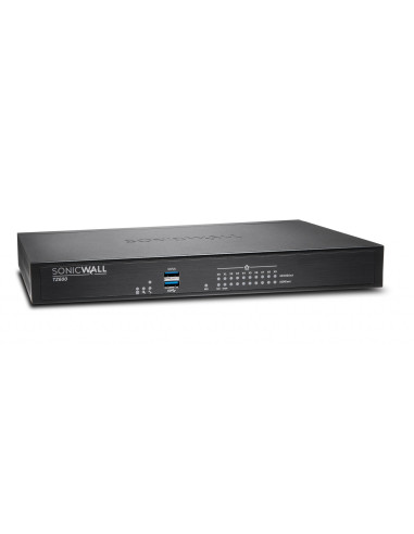 Firewall SonicWall model TZ600, porturi: 8x1-GbE, 1xLAN