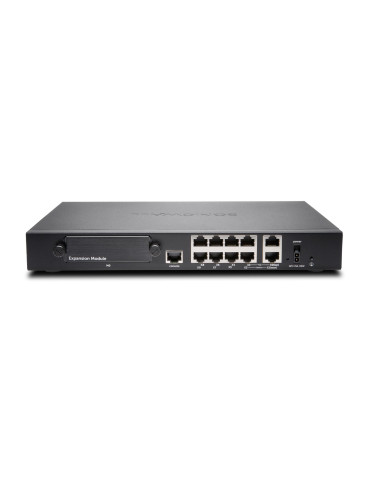 Firewall SonicWall model TZ600, porturi: 8x1-GbE, 1xLAN