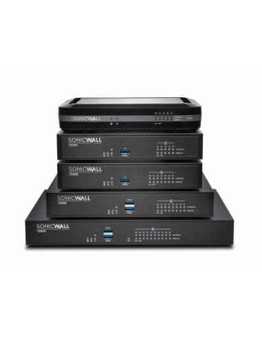 Firewall SonicWall model TZ400 TotalSecure Advanced, porturi:
