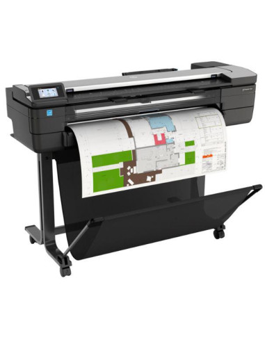 F9A30D,Plotter multifunctional HP Designjet T830 PostScript 36" ePrinter, (Tiparire, copier, scanare) format A1, 4 culori, Rezol