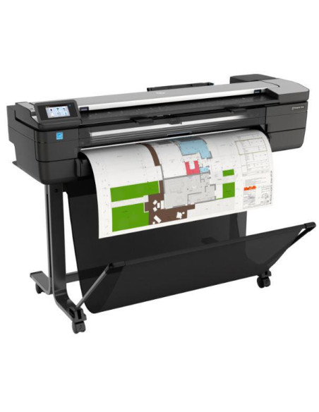 F9A30D,Plotter multifunctional HP Designjet T830 PostScript 36" ePrinter, (Tiparire, copier, scanare) format A1, 4 culori, Rezol