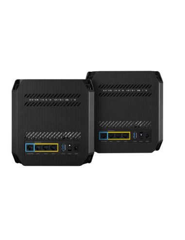 Kit Routere Wireless Asus GT6(B-2-PK)Black, tri-band, WI-FI 6