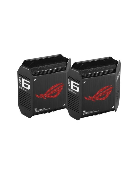 Kit Routere Wireless Asus GT6(B-2-PK)Black, tri-band, WI-FI 6