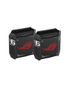 Kit Routere Wireless Asus GT6(B-2-PK)Black, tri-band, WI-FI 6