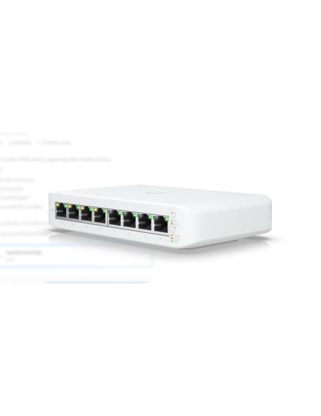 Ubiquiti UniFi 8 port switch, USW-LITE-8-POE, 8 x 10/100/1000