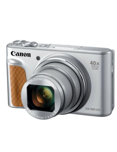Camera foto Canon PowerShot SX740HS Silver, 20.3 MP, senzor