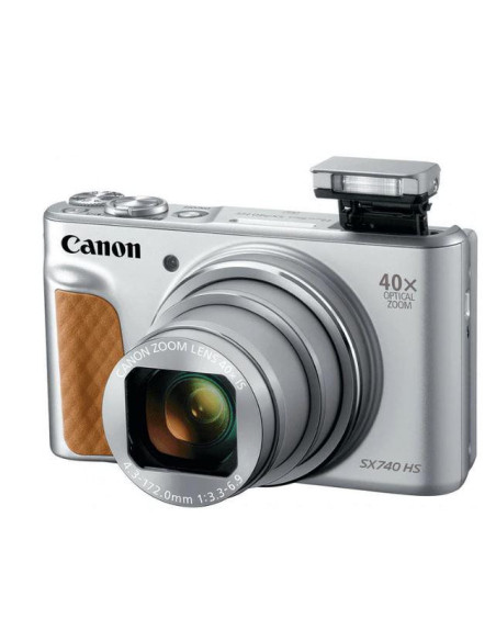 Camera foto Canon PowerShot SX740HS Silver, 20.3 MP, senzor