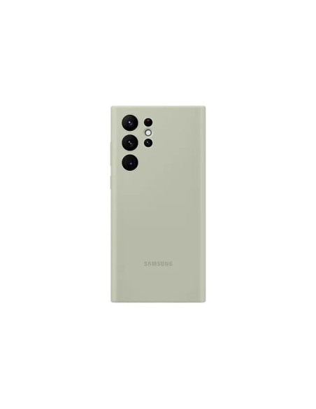 Samsung Galaxy S22 Ultra Silicone Cover Olive,EF-PS908TMEGWW
