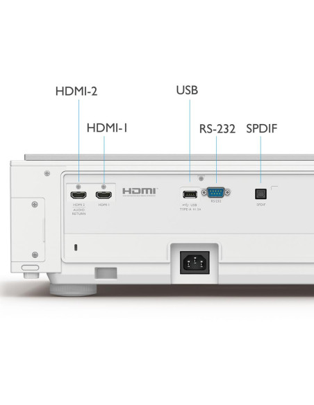 Proiector BENQ V7000I, home cinema Laser 4K UHD (3840 x 2160)