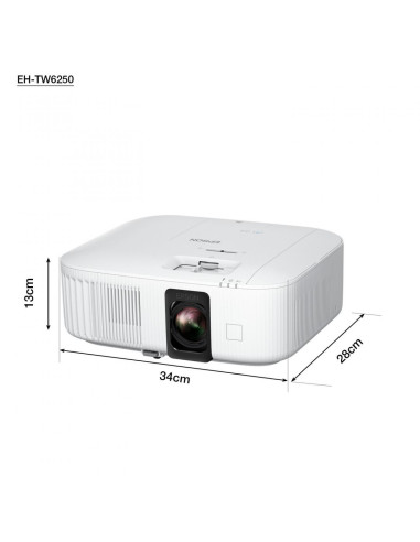 Proiector Epson EH-TW6250, 3LCD, 2.800 lumeni, 4k PRO UHD