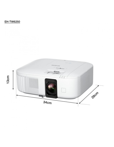 Proiector Epson EH-TW6250, 3LCD, 2.800 lumeni, 4k PRO UHD