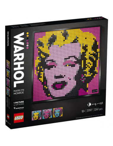 Lego Art 2020 Andy Warhol's Marilyn Monroe 31197,31197