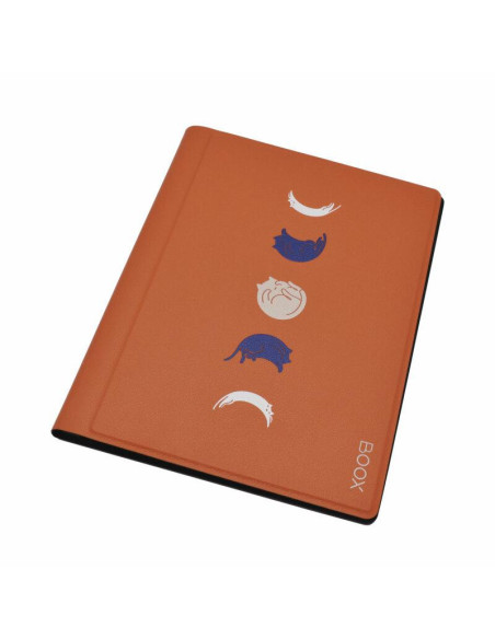 Husa magnetica Onyx Boox Nova Air, Culoare: Portocaliu, Piele