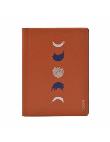 Husa magnetica Onyx Boox Nova Air, Culoare: Portocaliu, Piele