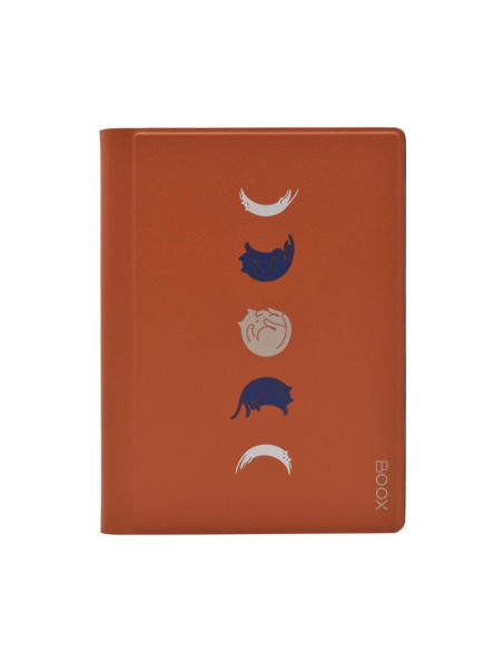 Husa magnetica Onyx Boox Nova Air, Culoare: Portocaliu, Piele