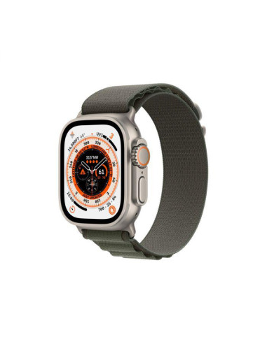 Apple Watch Ultra Cellular, 49mm Titanium Case with Green