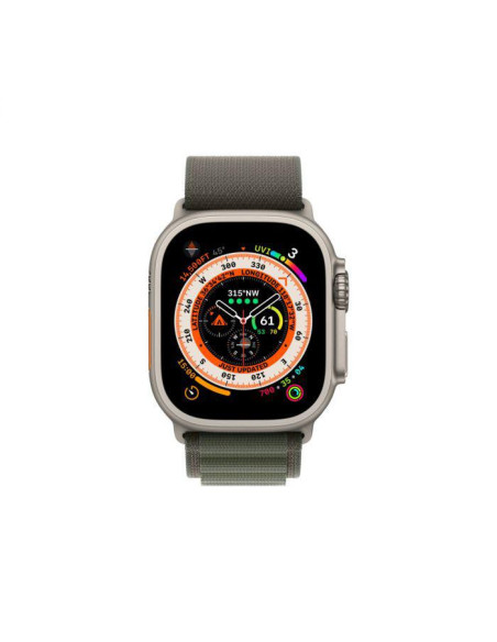 Apple Watch Ultra Cellular, 49mm Titanium Case with Green
