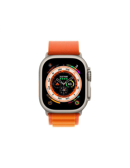 Apple Watch Ultra Cellular, 49mm Titanium Case with Orange