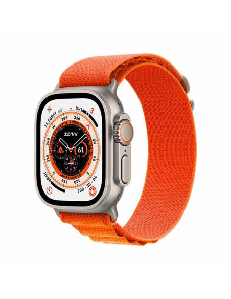 Apple Watch Ultra Cellular, 49mm Titanium Case with Orange