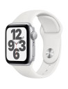 Apple Watch SE2 Cellular 44mm Silver Aluminium Case with White