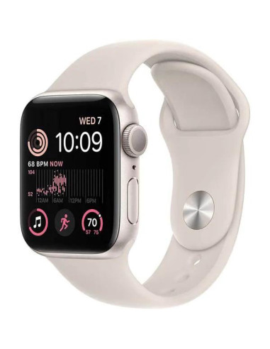 Apple Watch SE2 Cellular 44mm Starlight Aluminium Case with