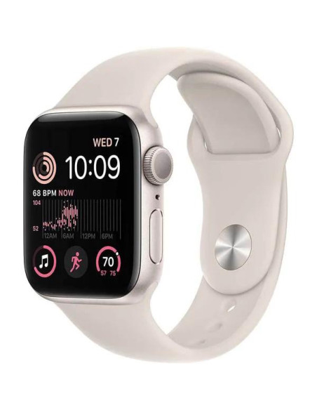 Apple Watch SE2 Cellular 44mm Starlight Aluminium Case with