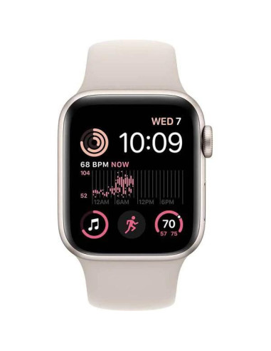 Apple Watch SE2 Cellular 44mm Starlight Aluminium Case with