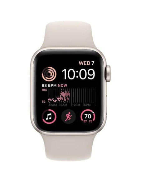 Apple Watch SE2 Cellular 44mm Starlight Aluminium Case with